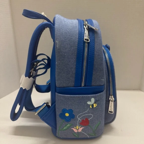 Loungefly Disney Parks Exclusive Denim Winnie the Pooh & Friends Mini Backpack - Picture 4 of 7